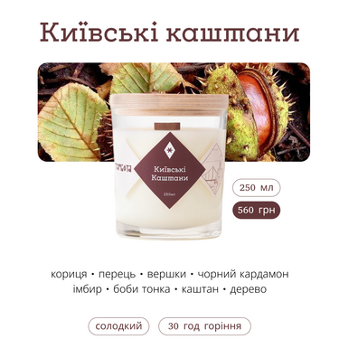 "Київські каштани", 250 мл, 30 год