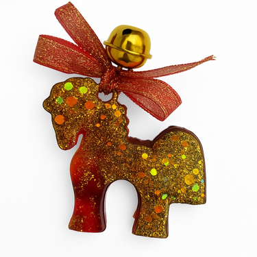 Іграшка на ялинку з епоксидної смоли