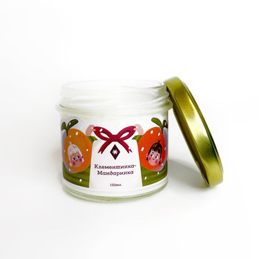 Свічка "Клементинка-Мандаринка" 130 мл, 15 год