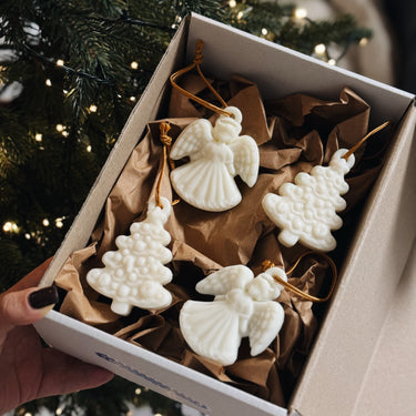 Набір з 4 іграшок-аромасаше на ялинку