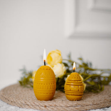 Easter candle-pysanka